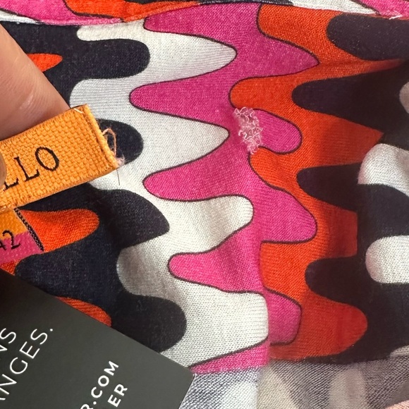 VILAGALLO SARA SHIRT MULTICOLOUR POINT WAVES PRINT size 42 - Picture 12 of 12